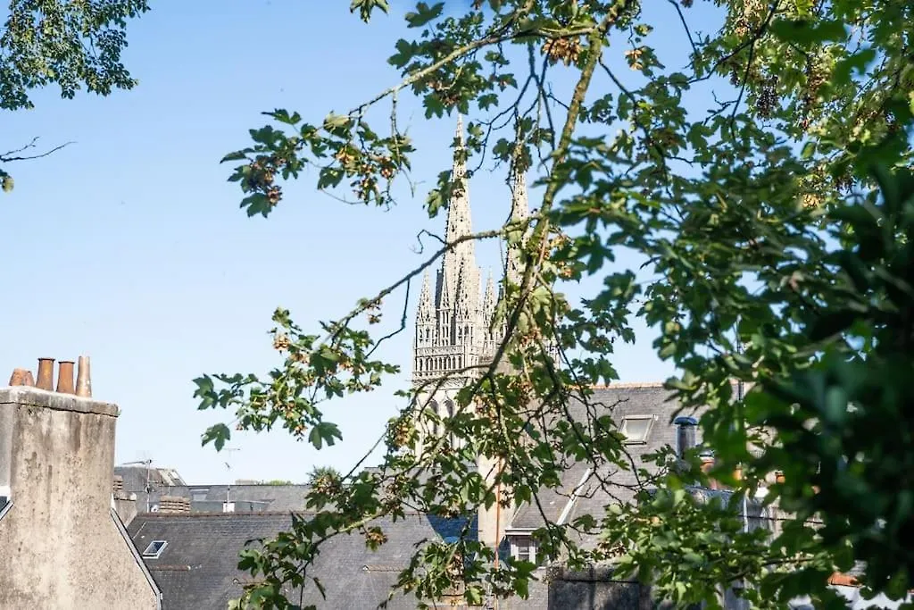 Appartement oo Le jardin oo paisible studio équipé et bien placé Quimper France